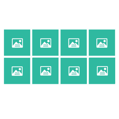 Design Your Own - 5x5 Repositionable Wall Decal Set (Qty 8) Thumbnail