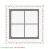 Repositionable Wall Decal (5x5) - Square Corners Thumbnail